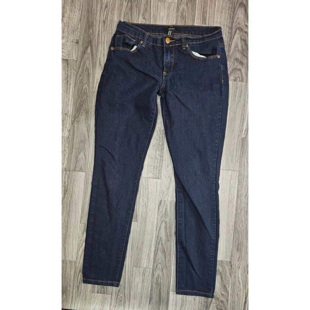 Forever‎ 21 Womens Size 27 Pockets Skinny Denim Blue Jeans